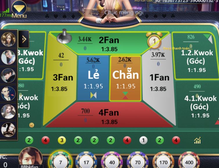 PK10 Fantan cung cấp một loạt các cửa cược hấp dẫn để người chơi có thể thử vận may của mình